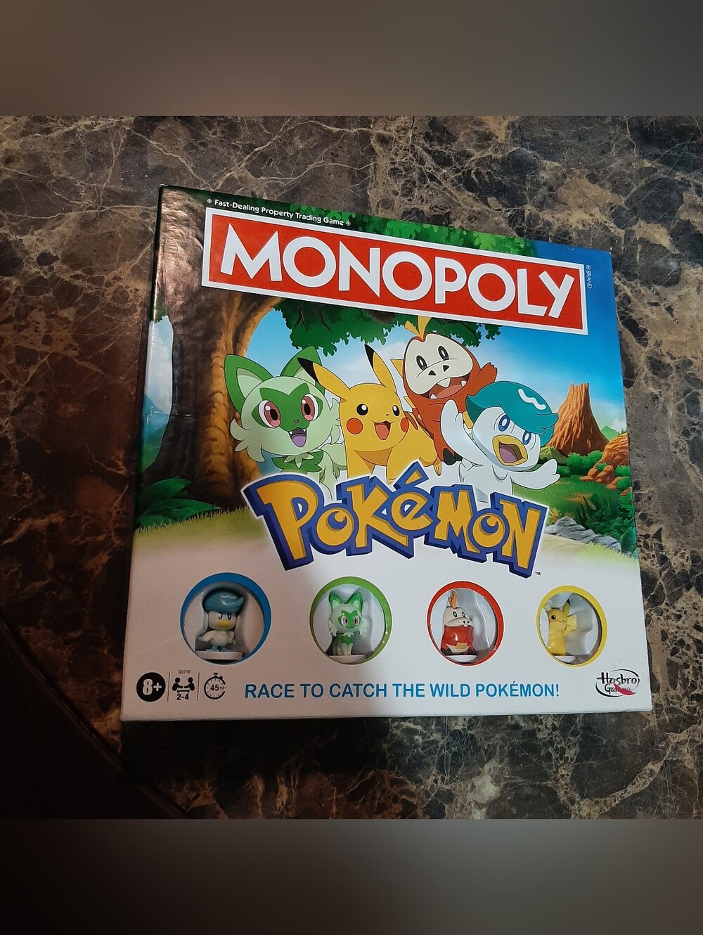 Hasbro Gaming Monopoly Pokemon Sprigatito Fuecoco Quaxly Pikachu G0716